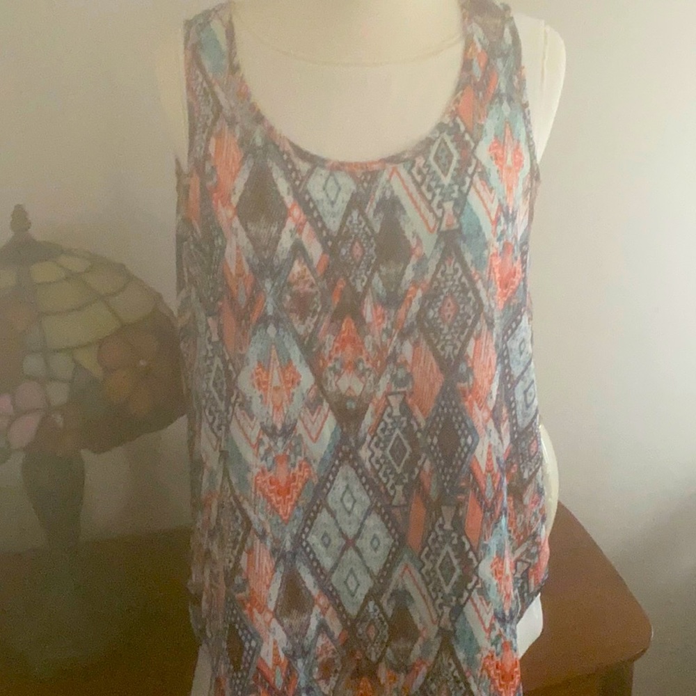 Summer top Aztec design